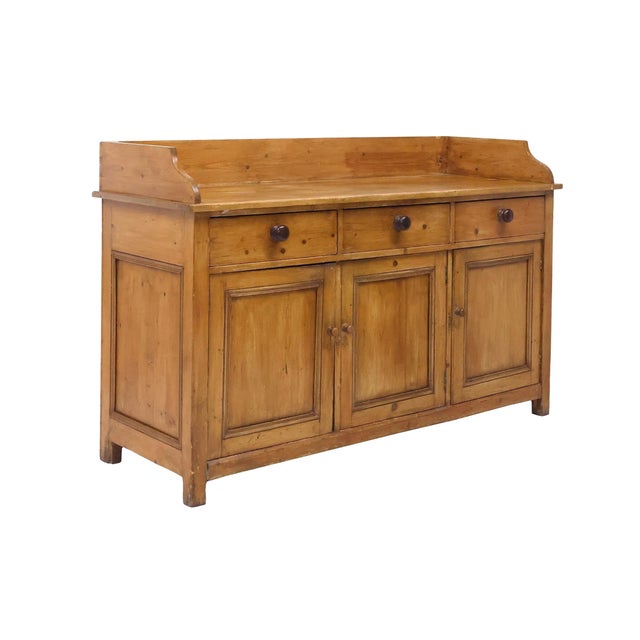 Farmhouse 19th Century Scottish Victorian Pine Sideboard For Sale - Image 3 of 7