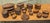 A Collection of 19th Century Vintage Oak and Ash Ships Blocks This is a collection of 18 ships blocks and pulleys, all in...