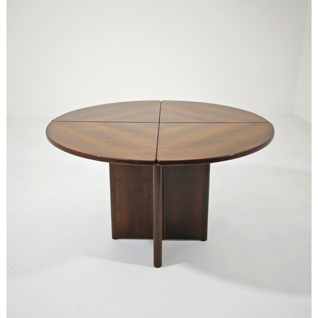 Extendable Wooden Dining Table, 1970s For Sale - Image 4 of 15