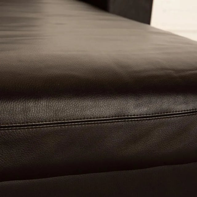 Modern Conseta Lounger in Dark Brown Leather from Cor For Sale - Image 3 of 11