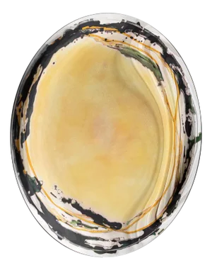 White Aura Wall Mirror by Oom Glass