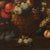 Lombard School Artist, Still Life with Flowers, Fruit and Birds, 1700s, Oil on Canvas For Sale - Image 4 of 12