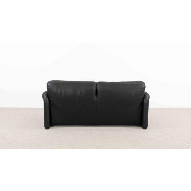 Maralunga 2-Seater Leather Sofa by Vico Magistretti from Cassina, 1990s For Sale - Image 6 of 18