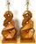 Modern Late 20th Century Christopher Guy Style Tortoiseshell Lacquer Spiral Polyhedron Lamps - a Pair For Sale - Image 3 of 11