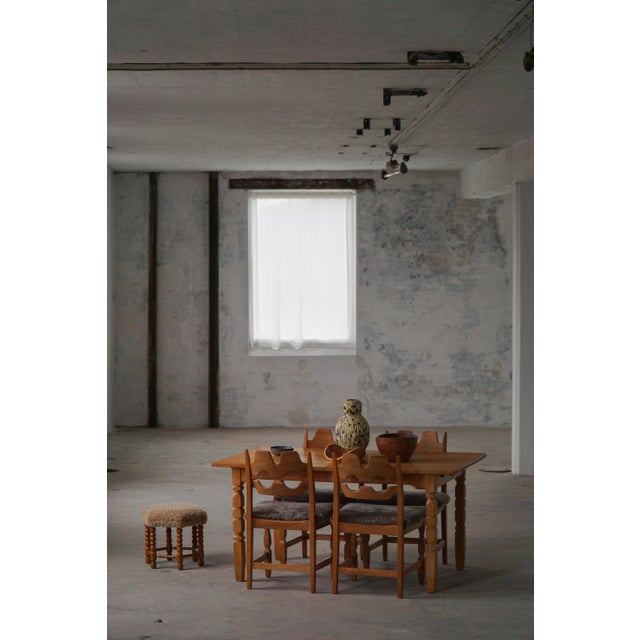 Mid-Century Modern Danish Rectangular Oak Dining Table from Henning Kjærnulf, 1960s For Sale - Image 4 of 18