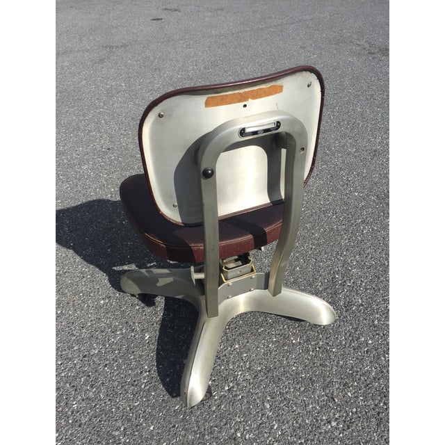 Vintage Art Metal Co Industrial Aluminum Swivel Office Chair Chairish