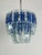 Metal Vintage Chandelier in Colored Murano Glass in the style of Zero Quattro, 1970s For Sale - Image 7 of 13