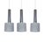 Vintage Glass Pendant Lights from Kalmar, 1970s, Set of 3 For Sale - Image 16 of 16