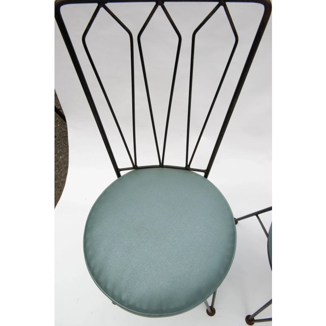 Iron Mid-Century Dining Chairs by Woodard - Set of 4 For Sale - Image 12 of 13