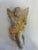 Vintage Chalkware Cherub Angel Wall Plaque With Harp For Sale - Image 10 of 10