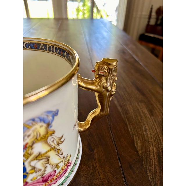 Ceramic 1930s Edward VIII Coronation Loving Cup For Sale - Image 7 of 10