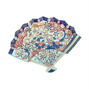 Fan-Shaped Plate in the Style of Amari