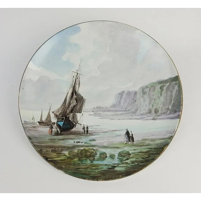 Paysage Maritime Earthenware Dish For Sale - Image 10 of 10
