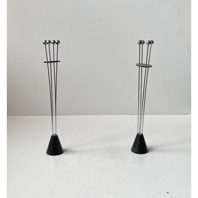 1970s Vintage Adjustable Candleholders, 1970s, Set of 2 For Sale - Image 5 of 8