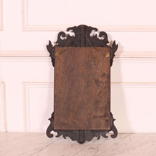 Small Georgian Style Mirror in Mahogany, 1920s For Sale - Image 4 of 5