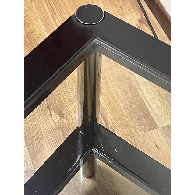 Modern Coffee Table with Glass Shelves, 1970s For Sale - Image 16 of 16