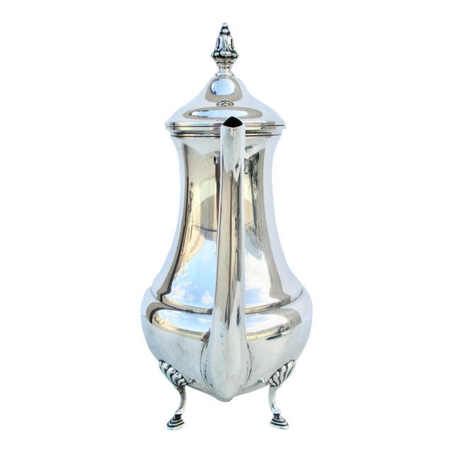 Mueck Cary Co. Antique Sterling Silver Coffe Pot For Sale