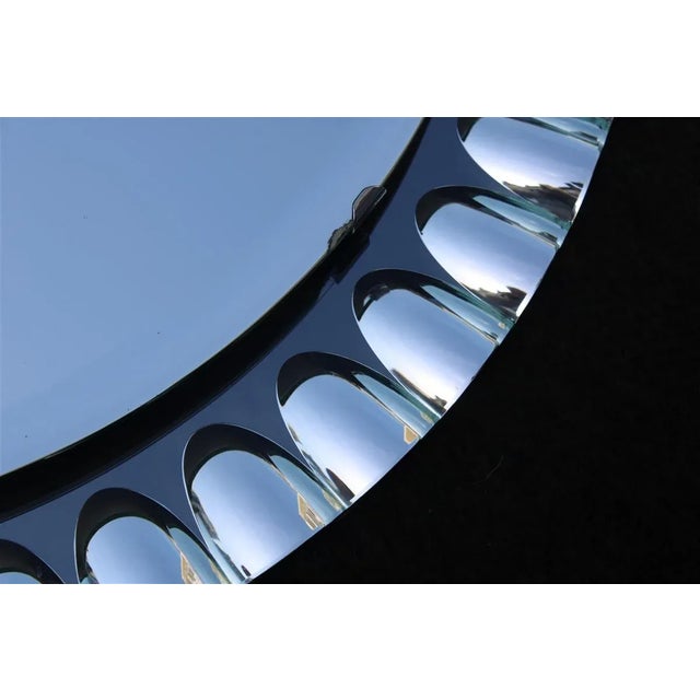 Round Italian Pop Art Mirror with Concave Edges, 1969 For Sale - Image 12 of 13