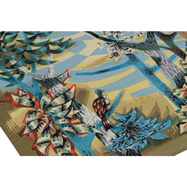 Vintage Robert Debiève Floral and Pictorial Tapestry “La Forêt” | Rug & Kilim For Sale In New York - Image 6 of 7