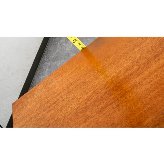 Mid Century Modern Credenza Sideboard Paul McCobb Irwin Calvin Mahogany Brass For Sale - Image 12 of 12