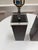 Infuse your space with dramatic, Space Age geometric allure with this striking pair of 1970s modernist block table lamps,...