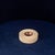 Italian Round Travertine and Copper-Toned Metal Ashtray, 1970 For Sale - Image 4 of 18