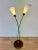 Metal Art Deco Brass and Glass Floor Lamp, 1940s For Sale - Image 7 of 9
