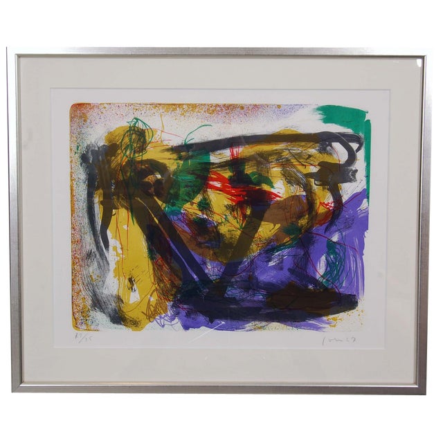 Asger Jorn, Untitled, Lithograph, 1967 For Sale