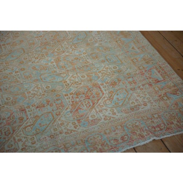 Vintage Distressed Afshar Rug - 4'8" x 5'9" For Sale - Image 10 of 12