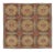 Rug & Kilim Antique 19th Century Aubusson Square Rug With Bold Floral Medallion - Rug & Kilim For Sale - Image 4 of 11