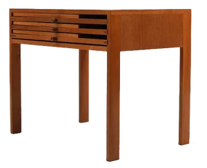 Folding Tables by Illum Wikkelsø for CFC Silkeborg, 1960s, Set of 4