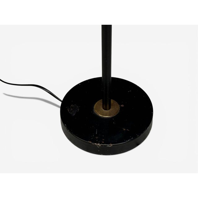 Ajh, Swedish Modern, Adjustable Floor Lamp, Metal, Brass, Sweden, 1950s For Sale - Image 14 of 15