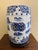 Blue Late 20th Century Chinoiserie Blue and White Porcelain Garden Stool or Side Table on Wooden Stand For Sale - Image 8 of 12