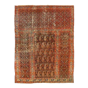 1900 - 1909 Decorative Antique Persian Malayer Rug