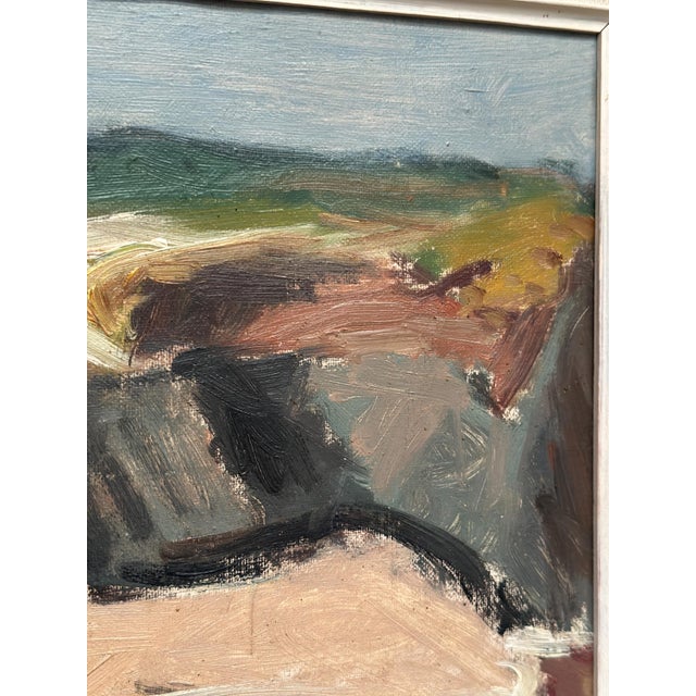 Mid-Century Modern Gideon Isaksson, Portuguese River, 1960s, Oil on Canvas For Sale - Image 3 of 18