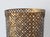 Li Puma Italian Style Regency Gilt Metal Paper Wastebasket Mid 20th Century For Sale - Image 10 of 13