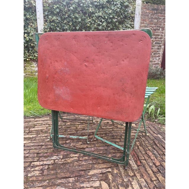 Vintage French Bistro Garden Table, 1930s For Sale - Image 15 of 18