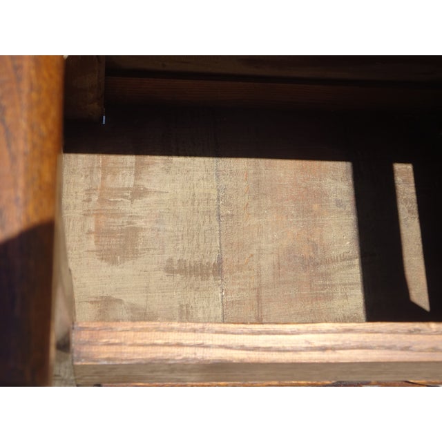 Wood Louis XIII Wooden Chest Armchair For Sale - Image 7 of 14