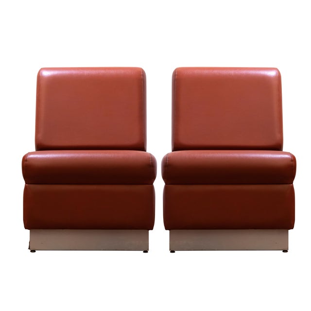 Panforte coated in satin aluminium, viny imitation leather. Very good conditions.