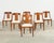 Set Six French Art Deco Gondola Dining Chairs For Sale - Image 18 of 18