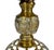 1970s Pair of Vintage Asian Ornate Brass Candle Holders For Sale - Image 5 of 6