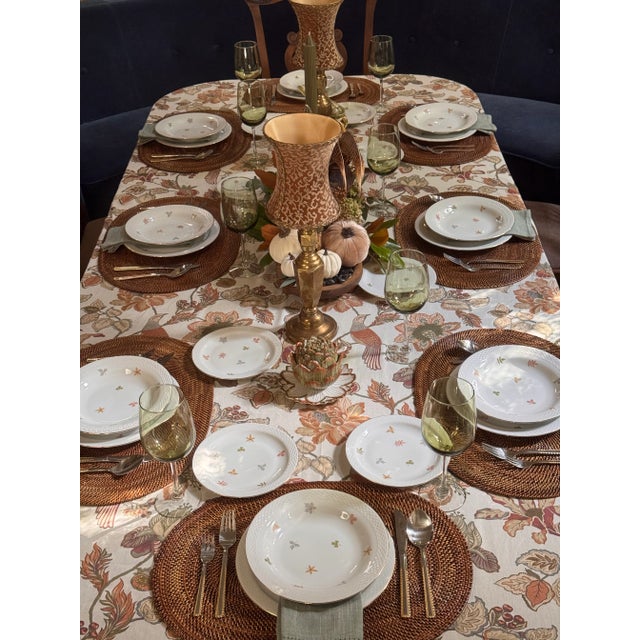 Mid-Century Johann Haviland Rosenthal Bavaria Autumn Leaves Pattern by Raymond Loewy - 33 Pieces For Sale - Image 17 of 18