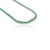 33.44ct Natural Emerald Tennis Necklace in 925 Silver for Her For Sale - Image 4 of 13