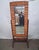 An exceptional 19th-century Aesthetic Movement style faux bamboo cheval floor mirror. This full-length standing mirror...
