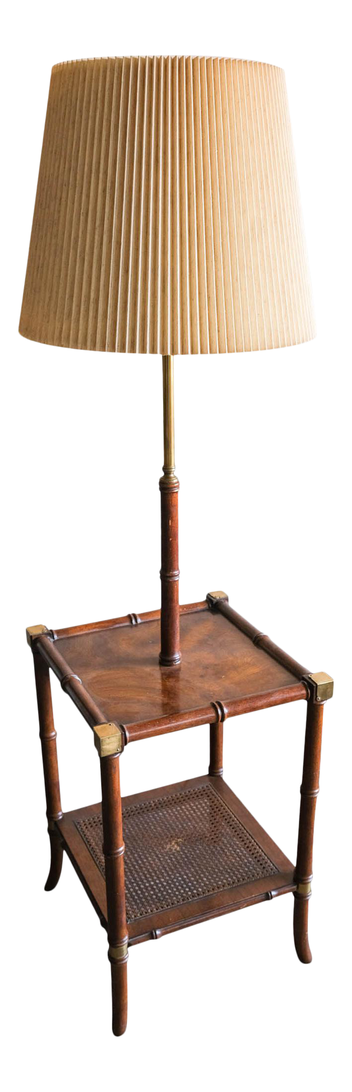 lamp table combo vintage