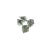 Early 21st Century 14 Karat White Gold Diamond Stud Earrings - 2 Pieces For Sale - Image 5 of 9