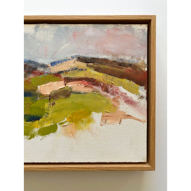Contemporary Jim Lyons Contemporary Provincetown " Dunes Landscape " Abstract Expressionist Framed Original en Plein Air Oil Painting For Sale - Image 3 of 18