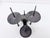 Brutalist Bronze 4-Candleholder by Manfred Bergmeister, 1970s For Sale - Image 6 of 10
