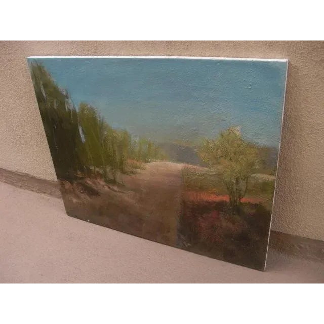 Impressionist Late 20th Century Impressionistic Desert Landscape Painting For Sale - Image 3 of 6
