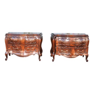 1940s Vintage Bombay Nightstands - a Pair For Sale